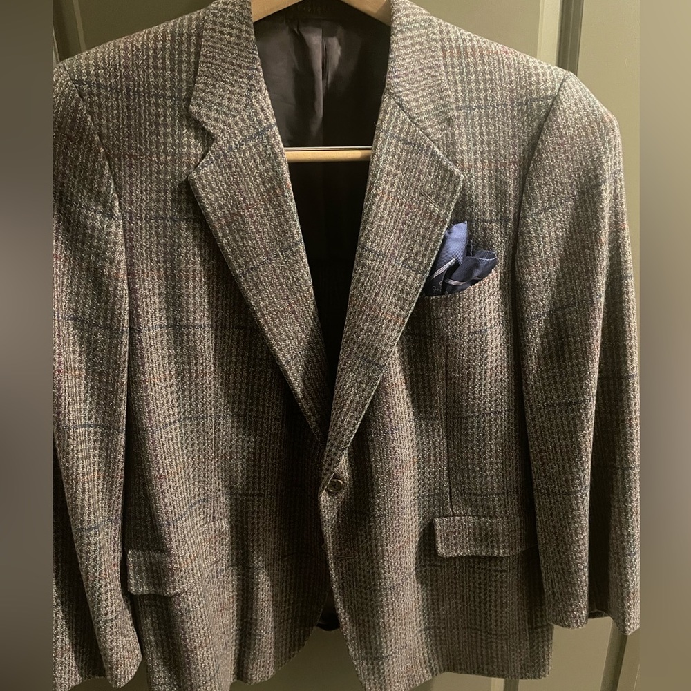 MENS 46 REG HICKEY FREEMAN LAMNSWOOL SPORT COAT